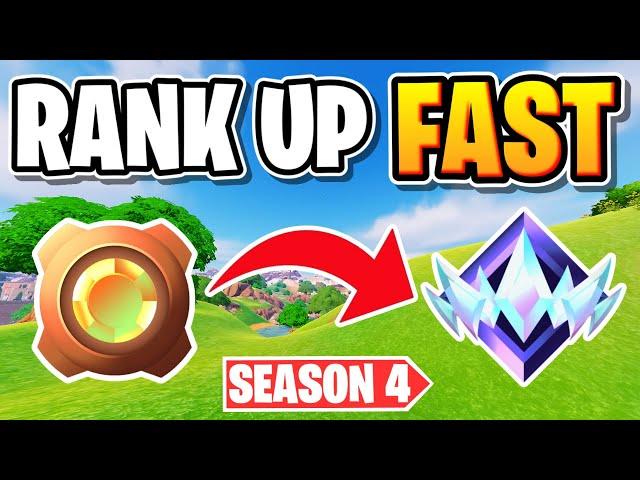 How To RANK UP FAST in Fortnite! (REACH UNREAL FAST!) | Pro Guide (season 4)