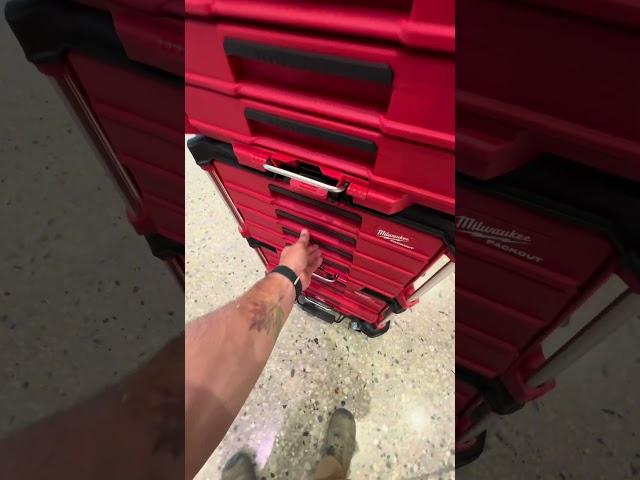 366 PC. MASTER TOOL SET WITH PACKOUT DRAWERS AND DOLLY #milwaukeetool #commercialelectrician