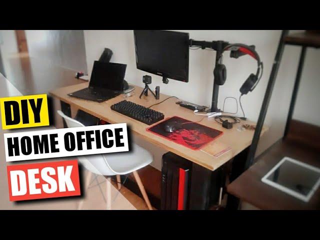 DIY Home Office Desk | DIY Computer Table