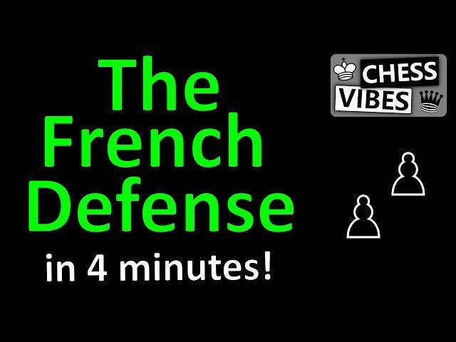 The French Defense Chess Opening Explained in 4 Minutes by a Chess Master!