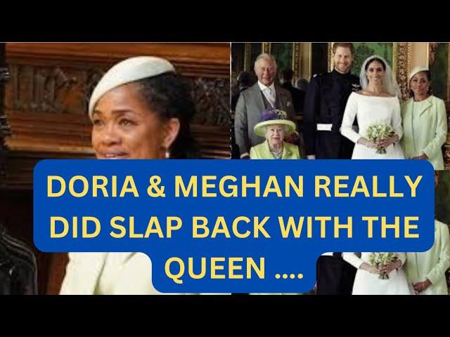 DORIA & MEGHAN REALLY DID DO THIS TO THE LATE QUEEN .. SHOCKING #meghan #meghanmarkle #royal