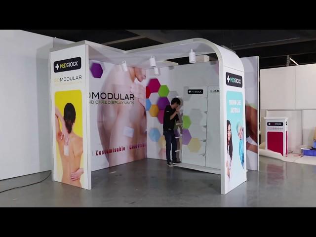 3x3m M series system trade show booth