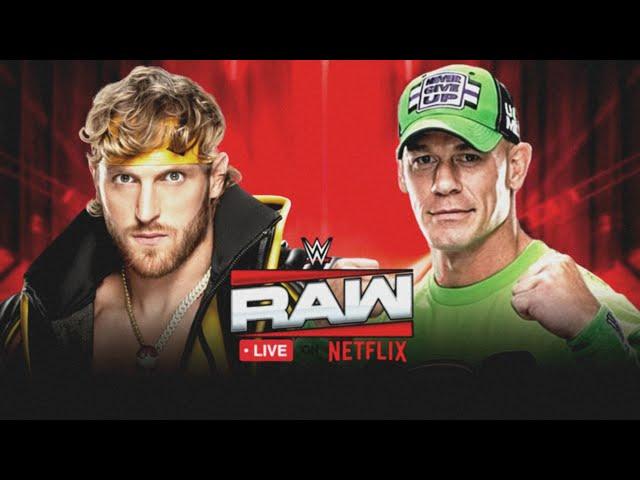 WWE RAW - Logan Paul vs John Cena Full Match WWE RAW Highlights