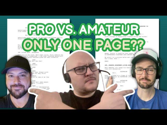 Can You Tell Pro Screenwriting from Amateur? | Spot the Pro #1