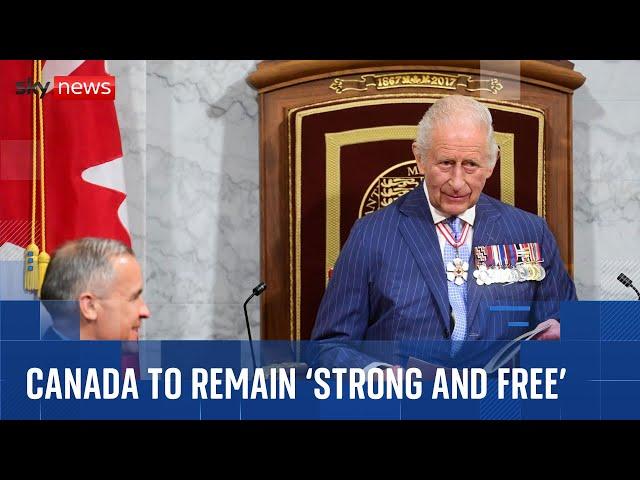 King says Canada will remain 'strong and free' despite facing 'unprecedented' challenges