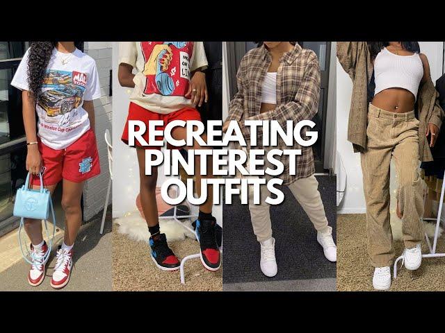 RECREATING PINTEREST OUTFITS | Streetwear and casual outfits | iamEgypt