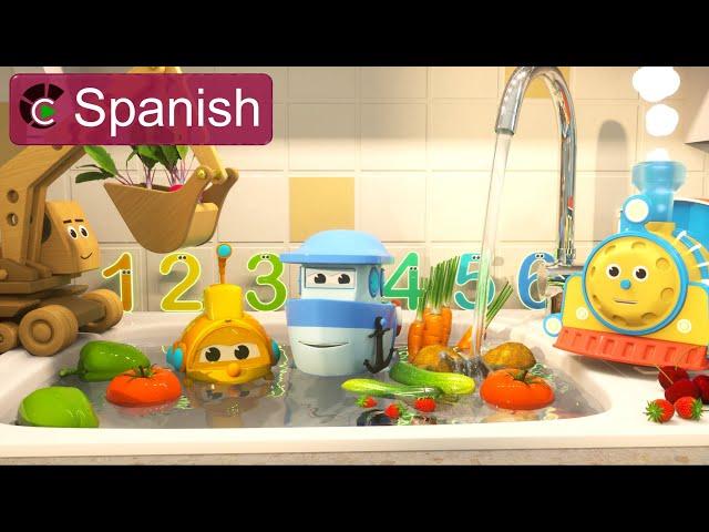 Aprende a contar con Max el Tren Brillante y su equipo | Learn Numbers (SPANISH)