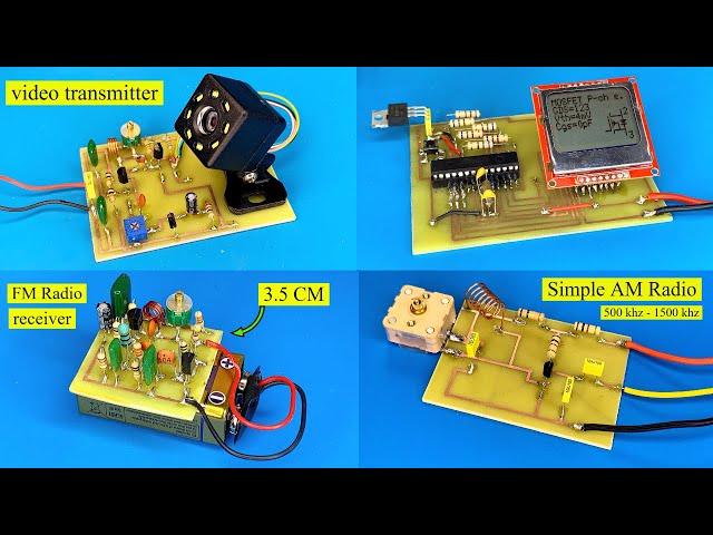 Create amazing electronic projects , Top 6 simple electronic projects