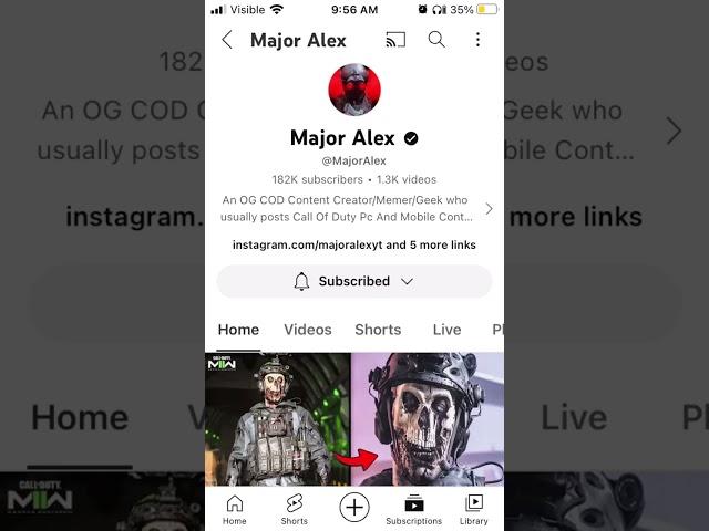 Subscribe to major Alex. Zombie ghost is friend.