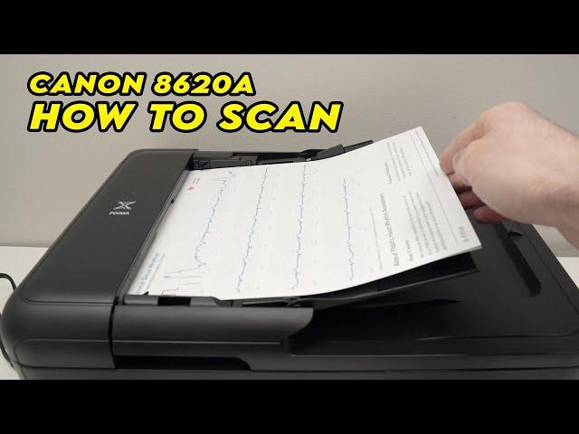 How to Scan using the Canon Pixma TR8620a & TR8622 Printer