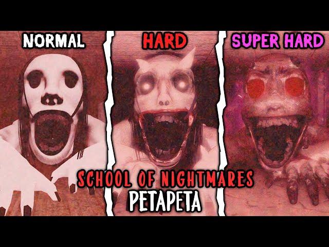 PETAPETA: School of Nightmares [All Modes] - (Full Walkthrough) | Roblox