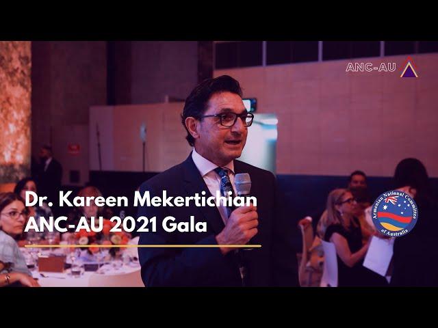 Dr Kareen Mekertichian's Remarks at the ANC-AU Gala