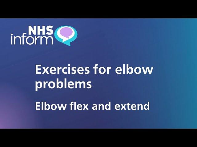 Elbow flex and extend