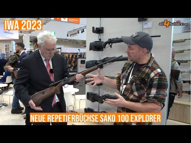 IWA 2023: Mit der neuen Repetierbüchse Sako 100 Explorer bringt Sako einen Handspanner heraus