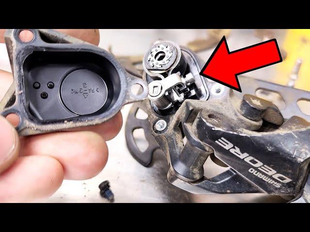 How to disassembly and assembly bicycle derailleur. Service your mtb bike.