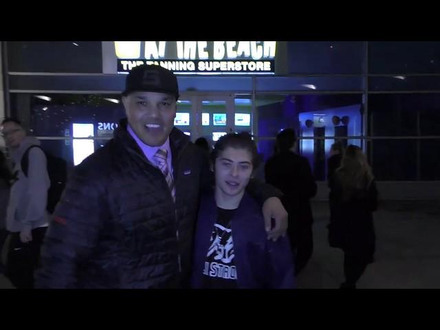 Ryan Ochoa and Geno Segers talks about the movie Bachelor Lions outside ArcLight Theatre in Hollywoo