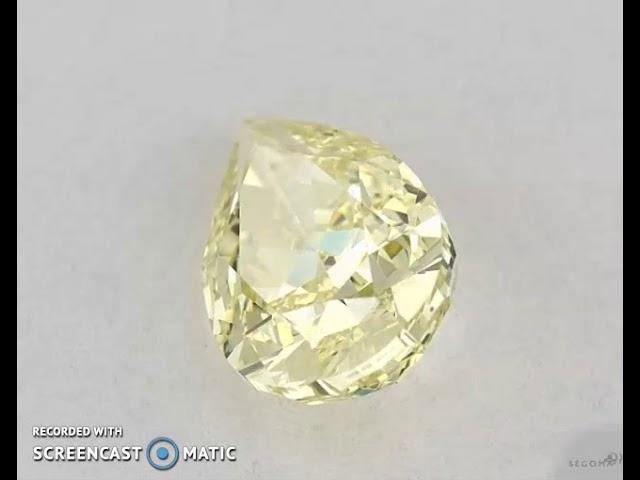 AG-2000 N FANCY YELLOW, VS2, 1.02ct