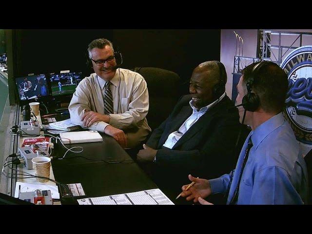 CIN@MIL: Hank Aaron talks about his time in Minors