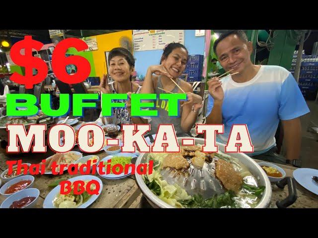 ALL YOU CAN EAT THAI BARBEQUE ONLY $6 in Bangkok, Thailand