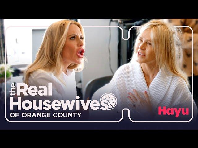 Jennifer goes OFF and calls Tamra TRASH! | Season 18 | Real Housewives of Orange County