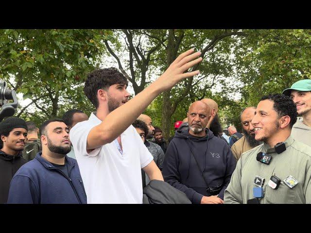 Shamsi amazed a young atheist with prophet prophecies! Shamsi & Visitor Speakers Corner Sam Dawah