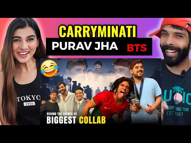 Biggest Collab In India | Behind The Scenes | PuravWood | Purav Jha CarryMinati Reaction