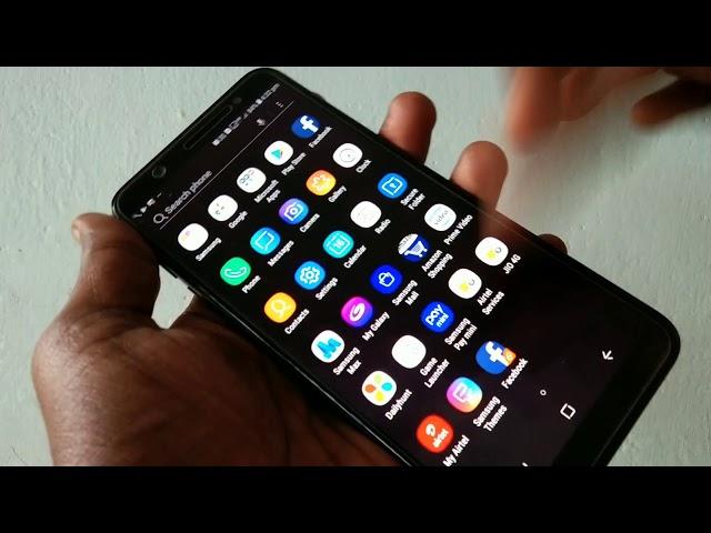 How to hide home screen apps in Samsung Galaxy J8