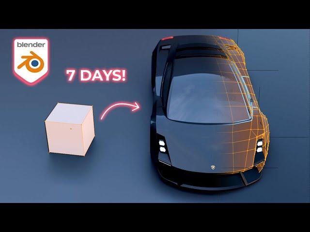 Blender 3D - Car Design Modelling Steps - EASY!