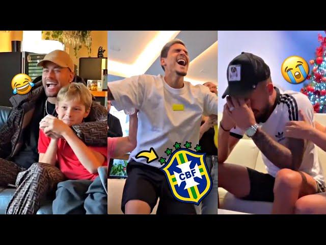 REAÇÕES EMOCIONANTES DOS JOGADORES DA SELEÇÃO BRASILEIRA NA CONVOCAÇÃO PARA COPA DO MUNDO