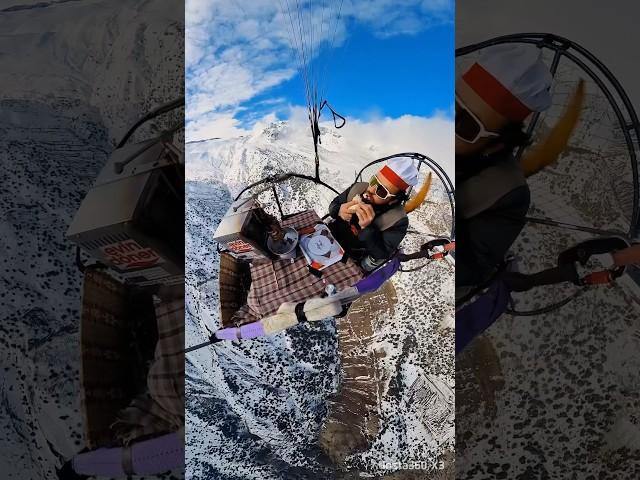 Doner dreams are made of this #Insta360 #NoDroneNoProblem #paragliding #kebab #dining #shorts #fyp