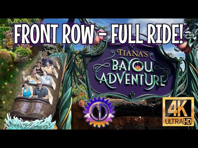 4K Front Row Ride of Tiana's Bayou Adventure  Walt Disney World POV