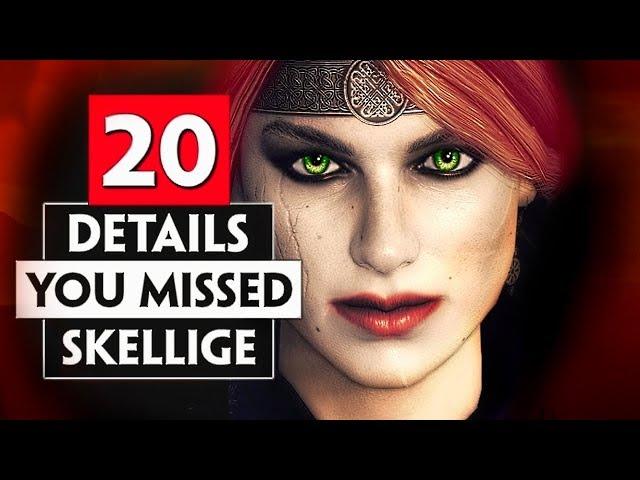 20 Details You Probably Missed in Skellige | THE WITCHER 3