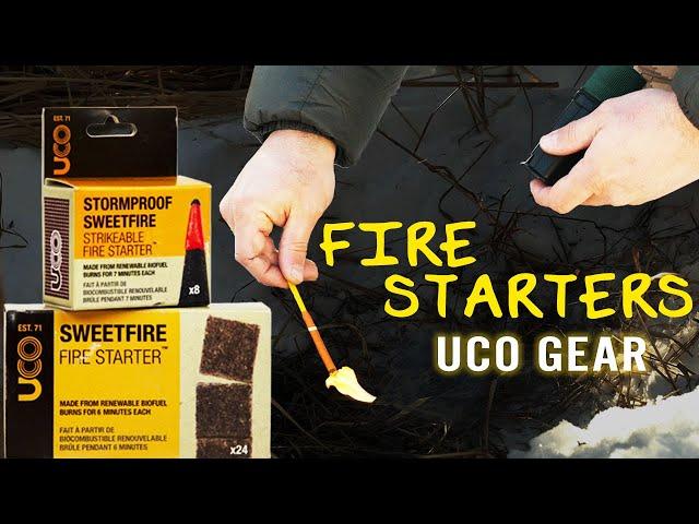 Start a fire under any conditions! Review: Fire Starters UCO Gear