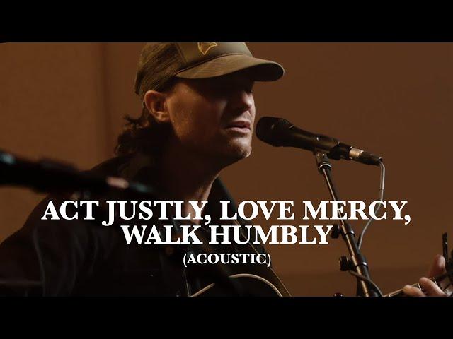 Pat Barrett – Act Justly, Love Mercy, Walk Humbly (Official Acoustic Video)