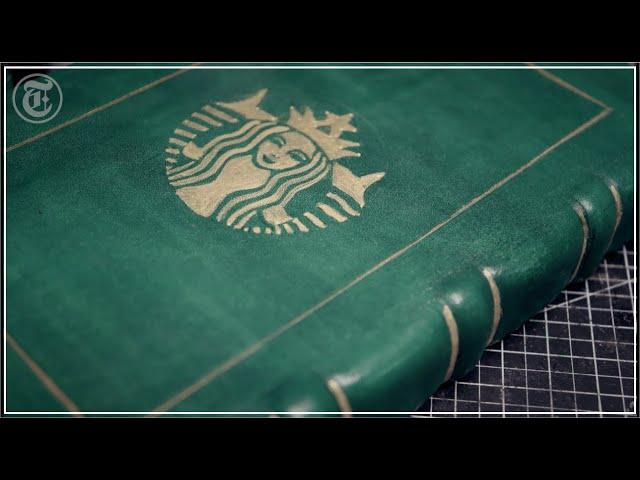 Please. Starbucks Diary should be used like this | Leather craft