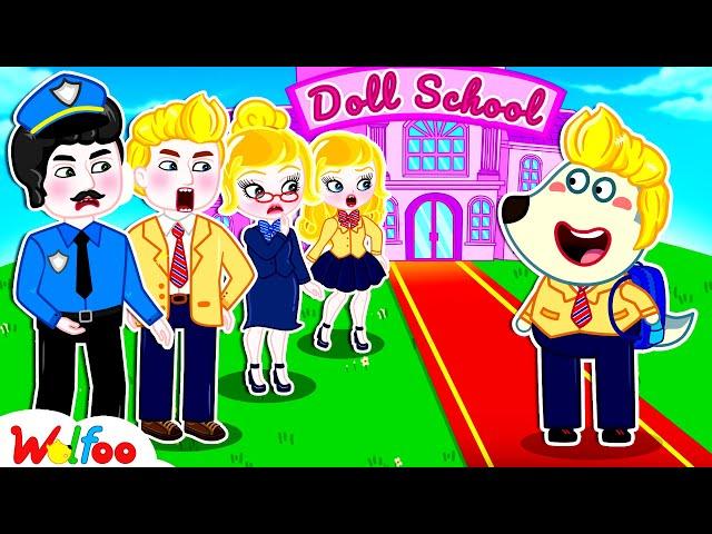 Sneaking Into Barbie’s Doll School!  Wolfoo New Episodes 2025 | Kids Cartoon