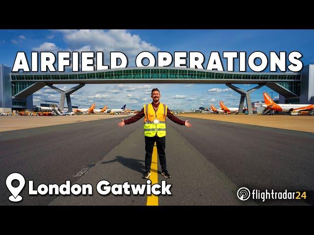 Incredible day out AIRSIDE at London Gatwick (Airfield Operations behind the scenes)