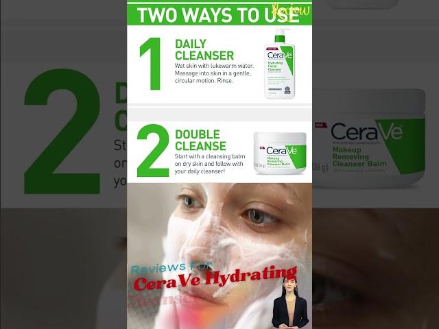 CeraVe Hydrating Cleanser Honest 1 Month Reviews ! #CeraVe #SkincareRoutine #SensitiveSkin #DrySkin