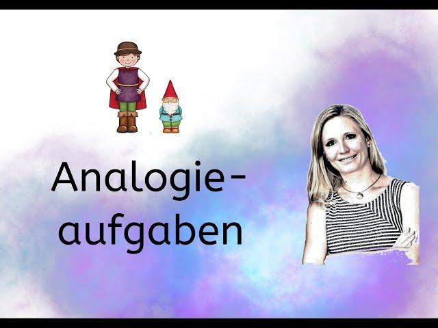 Analogieaufgaben