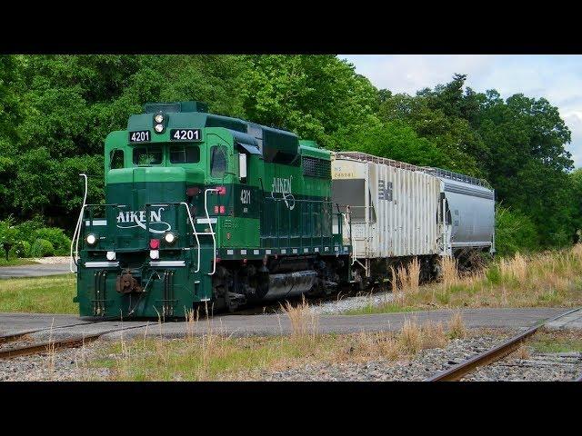 Aiken Railway: Chasing AIKR 4201 around Aiken County, SC