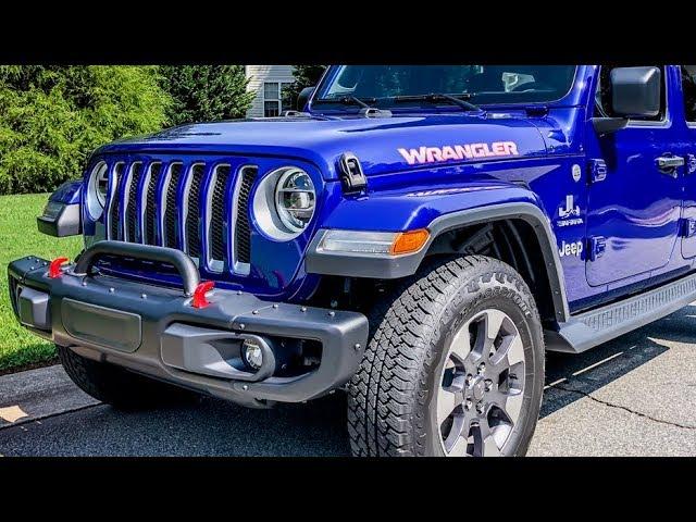 Jeep JL Upgrade Rubicon Steel Front Bumper How to Install Sahara Unlimited Sport