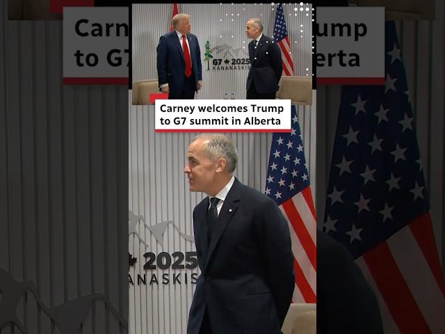 Carney welcomes Trump to G7 summit in Alberta