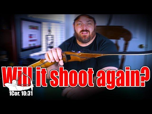 Will my recurve bow shoot again? #TradLife #Archery