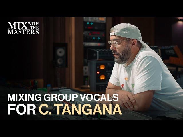 Jaycen Joshua mixing group vocals for C. Tangana | Sneak Peek