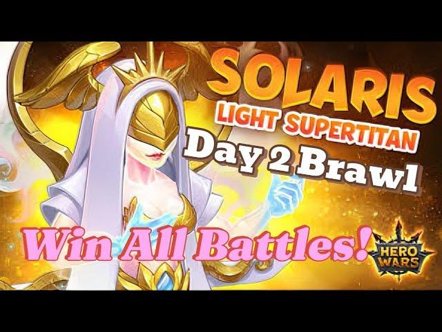 Hero Wars Day 2 Titan Brawl Solaris June Update #herowars