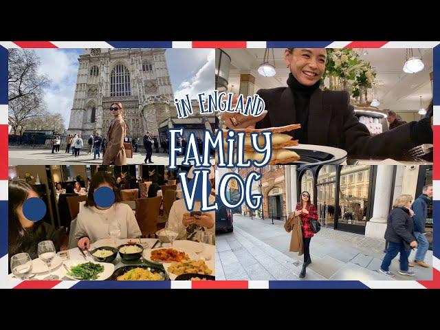 【家族旅行VLOG】家族5人でイギリス旅に行ってきました！