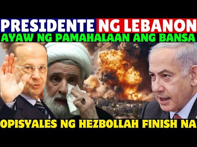 PRESIDENTE NG LEBANON AYAW NG PAMAHALAAN ANG BANSA, OPISYALES NG HEBOLLAH TINODAS NA NG ISRAEL