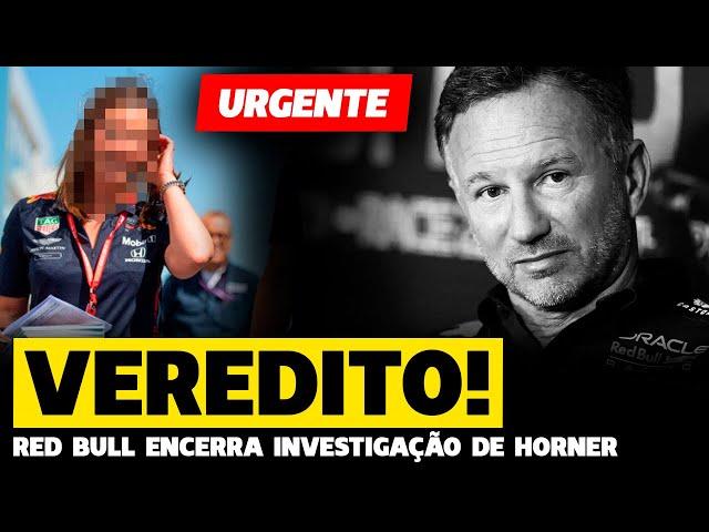 URGENTE: RED BULL DIVULGA VEREDITO APÓS INVESTIGAÇÃO CONTRA CHRISTIAN HORNER | FÓRMULA 1 |GPEMCASA+