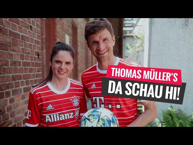 Challenge von Fußball-Nationalspielerin Sarah Zadrazil & Thomas Müller. Welche FC Bayern-25 gewinnt?