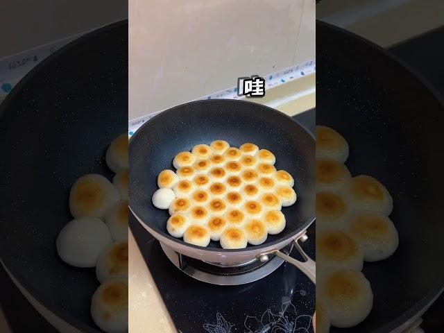 Fried tangyuan: crispy shell  soft inside  delicious! #FoolGF #ChefGuo&Shan